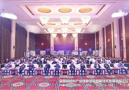 绿色低碳 数字智能丨内蒙古VR彩票新材料科技有限公司参加2025年全国碳材料产业高峰论坛